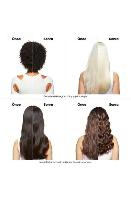 LOréal Metal Detox Şampuan Öncesi Bakım Serumu 250ml - Boyalı ve Açık Renkli Saçlarda Metal Temizleyici & Renk Koruyucu Serum - 5