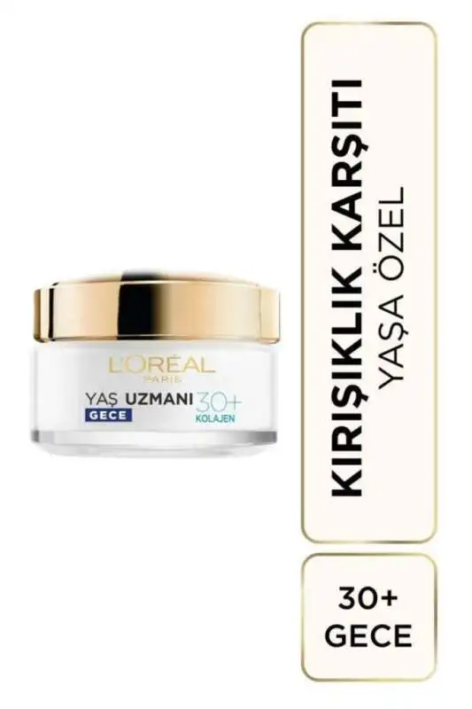 Loreal Paris 30+ Kırışıklık Karşıtı Nem.Gece Krem 50 ml - 1