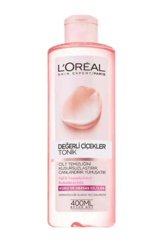 Loreal Paris Değerli Çiçekler Tonik Kuru Ve Hassas Ciltler 400ml - 1