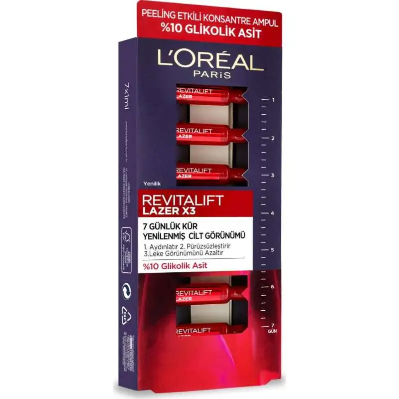 LOreal Paris Revitalift Lazer 7 Günlük Kür Peeling Etkili Ampul - 2