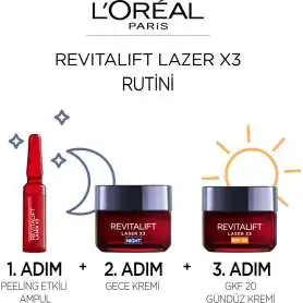 LOreal Paris Revitalift Lazer 7 Günlük Kür Peeling Etkili Ampul - 9