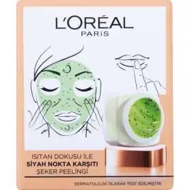 Loreal Paris Şeker Peelingi Siyah Nokta Karşıtı Yüz Peelingi 50 ml - 6