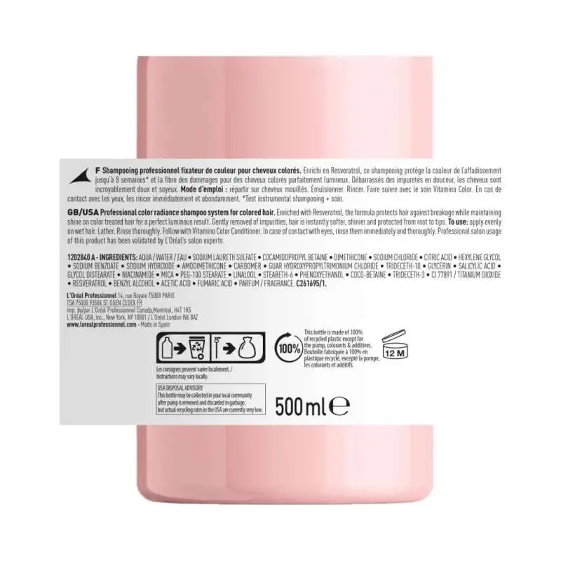 Loreal Professional Serie Expert Vitamino Color Maske 500ml - 4