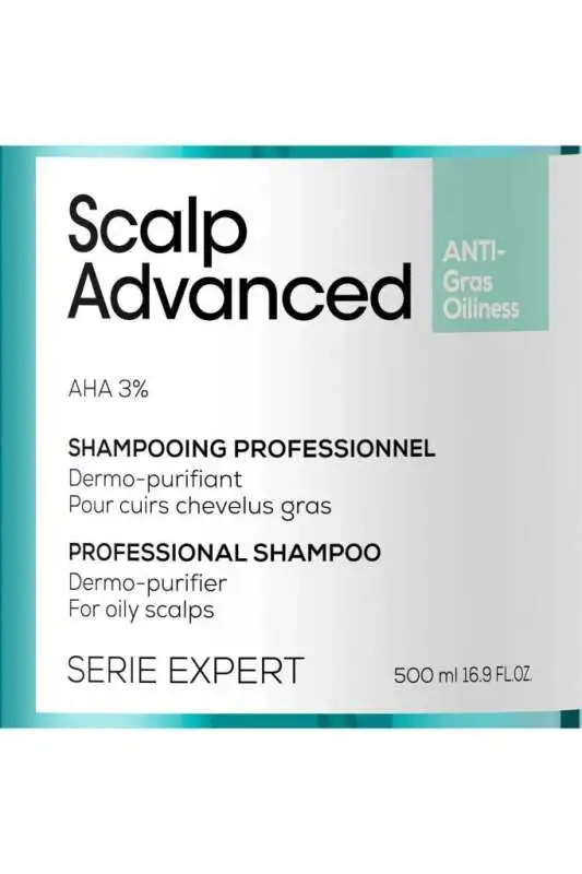 LOréal Professionnel Serie Expert Scalp Advanced Yağlanma Karşıtı ve Saç Derisi Dengeleyici Şampuan 500 ml - Sebum Kontrol & Hacim Artışı - 4