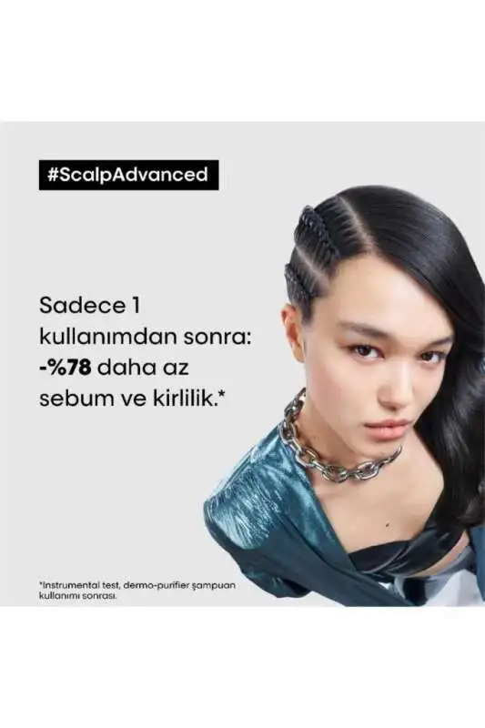 LOréal Professionnel Serie Expert Scalp Advanced Yağlanma Karşıtı ve Saç Derisi Dengeleyici Şampuan 500 ml - Sebum Kontrol & Hacim Artışı - 7