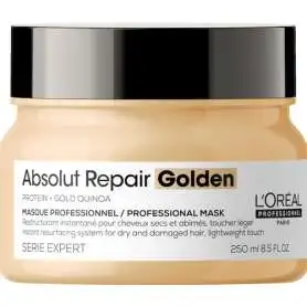 LOréal Professionnel Absolut Repair Golden Mask 250ml | Kuru ve Yıpranmış Saçlar İçin Altın Onarıcı Bakım - 2