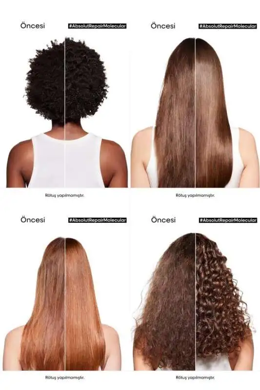 L’Oréal Professionnel Absolut Repair Molecular Yıpranmış Saçlar İçin Onarıcı Şampuan 500ml - Moleküler Onarım & Uzun Süreli Nem - 4