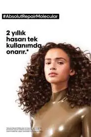 L’Oréal Professionnel Absolut Repair Molecular Yıpranmış Saçlar İçin Onarıcı Şampuan 500ml - Moleküler Onarım & Uzun Süreli Nem - 3