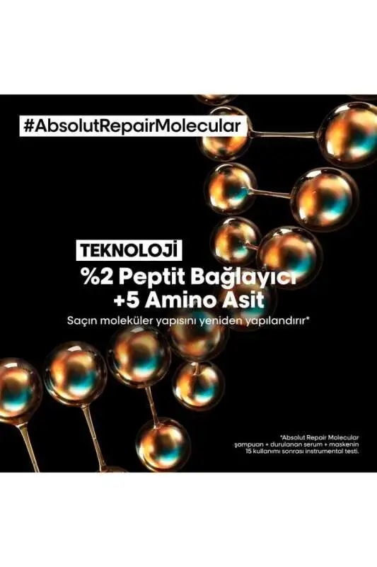 Loreal Professionel Absolut Repair Molecular Yıpranmış Saçlar İçin Serum 250 ml - 5