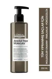 L’Oréal Professionnel Absolut Repair Molecular Yıpranmış Saçlar İçin Onarıcı Serum 250ml - Moleküler Teknoloji & Anında Parlaklık - 1