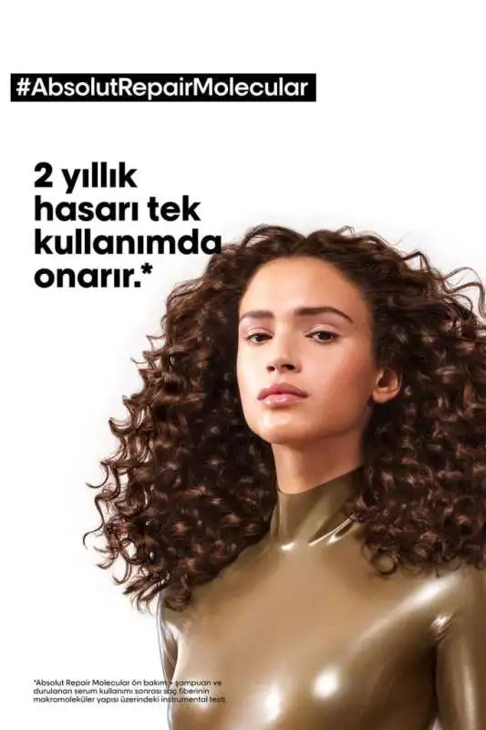 L’Oréal Professionnel Absolut Repair Molecular Yıpranmış Saçlar İçin Onarıcı Serum 250ml - Moleküler Teknoloji & Anında Parlaklık - 2