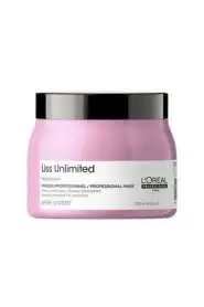 LOréal Professionnel Liss Unlimited Düzleştirici Maske - Asi ve Dalgalı Saçlar İçin Kalıcı Pürüzsüzlük & Nem 500 Ml - 