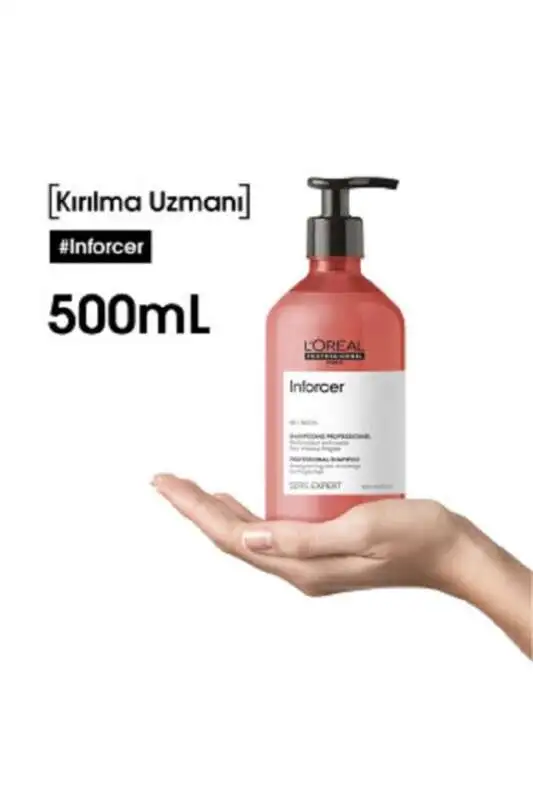 LOréal Professionnel Serie Expert Inforcer Kırılma Karşıtı ve Yoğun Saç Onarıcı Şampuan 500 ml - Saçları Kökten Uca Güçlendirir - 6