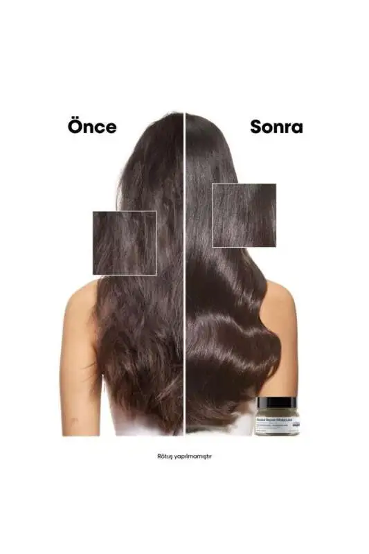 LOréal Professionnel Absolut Repair Molecular Yoğun Onarıcı Maske - Yıpranmış Saçlar İçin Moleküler Teknoloji & 72 Saat Nem 250ml - 3