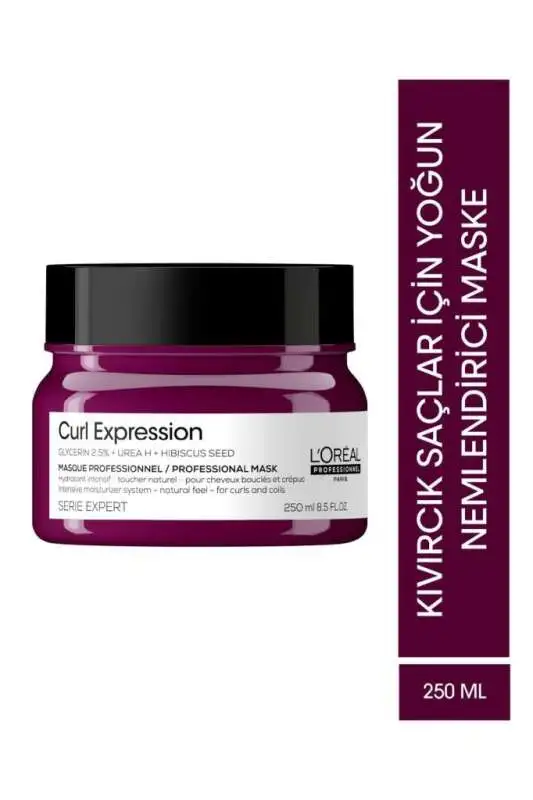 Loreal Professionnel Serie Expert Curl Expression Kıvırcık Saçlar İçin Yoğun Nemlendirici Maske 250 Ml - 1