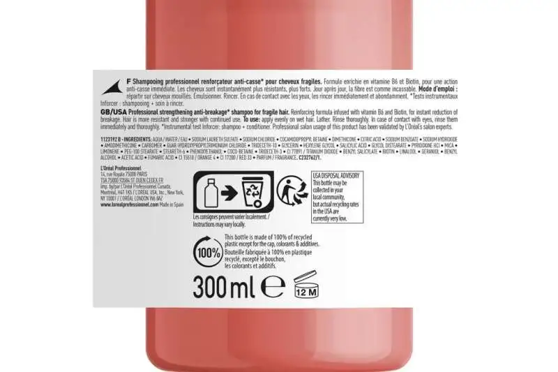 Loreal Professionnel Serie Expert Inforcer Kırılma Karşıtı Güçlendirici Şampuan 300 Ml - 5