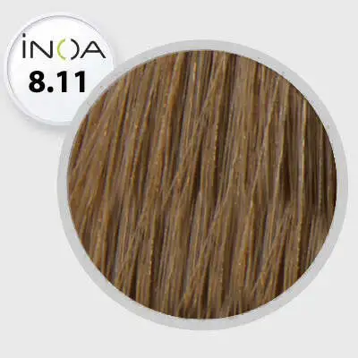 LOréal Professionnel INOA 8.11 Yoğun Küllü Açık Kumral Saç Boyası 60 ml | Amonyaksız, Uzun Süre Kalıcı Renk - 1