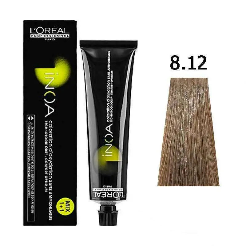 LOreal Professionnel Inoa 8.12 Light Blonde Candre Irise 60ml - 2