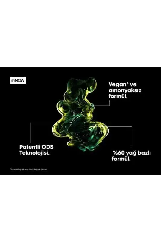 LOréal Professionnel INOA 9 Sarı Saç Boyası 60 ml | Amonyaksız, Parlak ve Uzun Süre Kalıcı Renk - 2