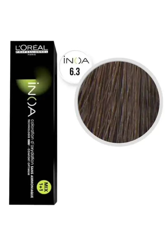 Loreal Professionnel Inoa Kumral Dore 6.3 Fundemental Saç Boyası 60 Ml - 1