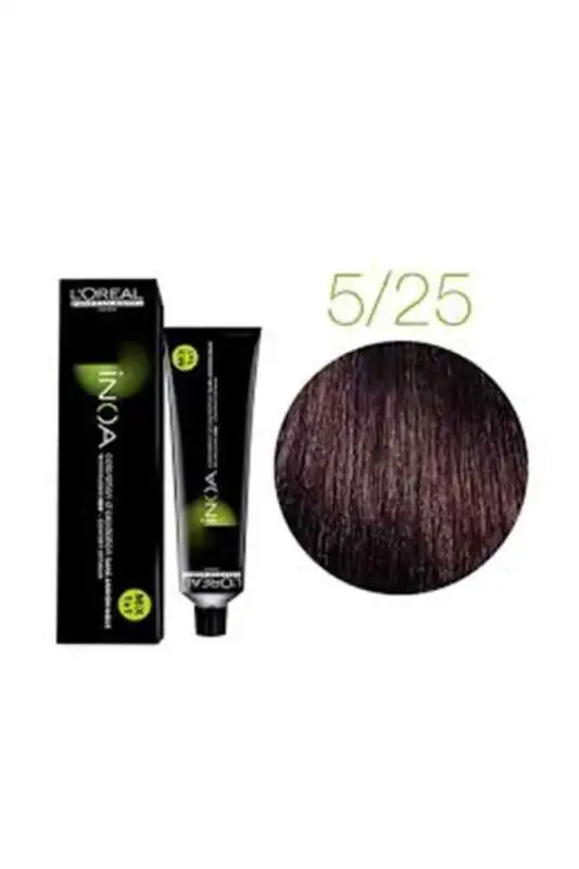 LOréal Professionnel INOA 5.25 Kahve Irize Akaju Amonyaksız Saç Boyası 60 ml | Uzun Süre Kalıcı ve Canlı Renkler - 1