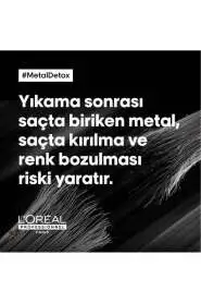 LOréal Professionnel Metal Detox Renklendirme Sonrası Durulanmayan Koruyucu Saç Kremi 100ml - Metal Temizleyici & Renk Koruma - 2