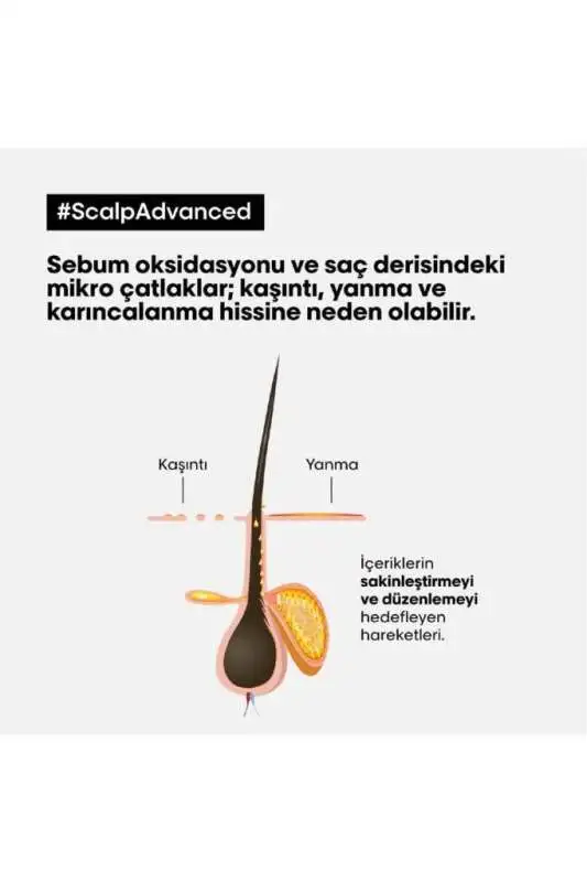 LOréal Professionnel Scalp Advanced Hassas Saç Derisi Bakım Şampuanı - Kaşıntı Önleyici, Hacim Artıran & Nem Dengeleyici 500 ml - 6