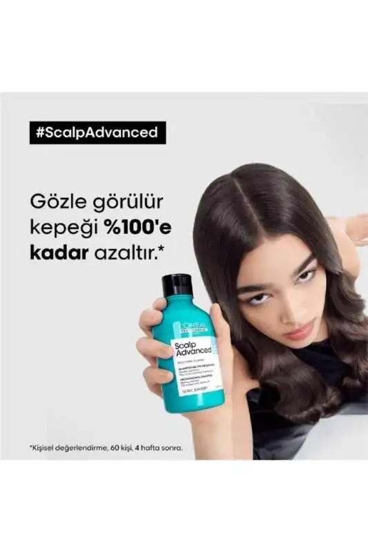 Loreal Professionnel Scalp Advanced Kepek Karşıtı Profesyonel Şampuan 500 ml - 4