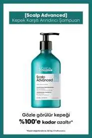 LOréal Professionnel Scalp Advanced Kepek Önleyici Şampuan - Saç Derisi Kaşıntı ve Pullanma Kontrolü 500 ml - Loreal Professionnel