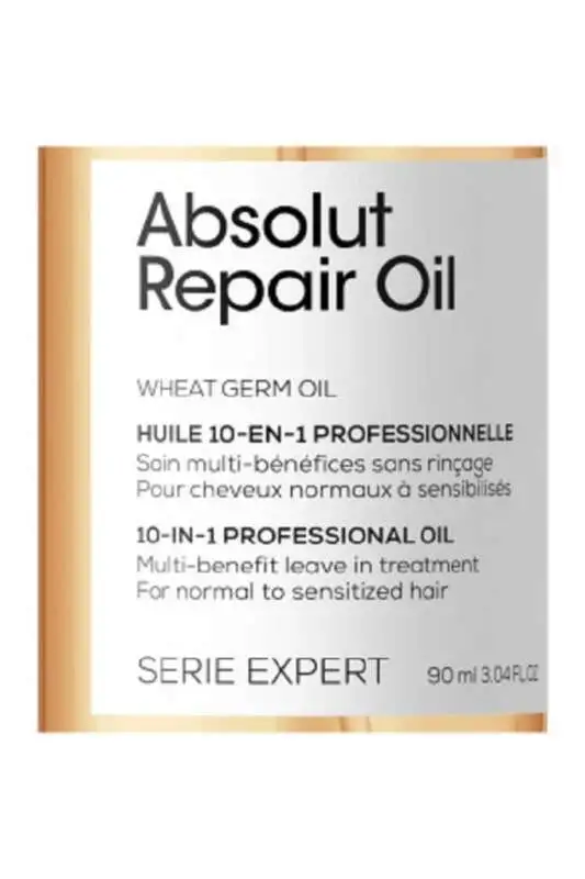 LOréal Professionnel Serie Expert Absolut Repair Yıpranmış Saçlar İçin 10 Etkili Mucizevi Bakım Yağı 90ml - Yoğun Onarım & Işıltı - 7