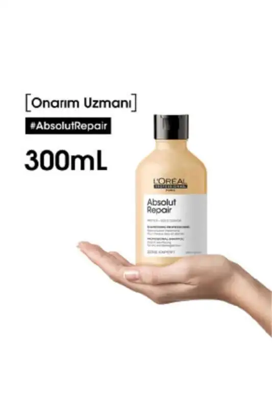 L’Oréal Professionnel Série Expert Absolut Repair Onarıcı Şampuan 300ml | Yıpranmış ve Hasar Görmüş Saçlar İçin Profesyonel Bakım - 6