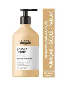 LOréal Professionnel Serie Expert Absolut Repair Yıpranmış Saçlar İçin Onarıcı Şampuan 500ml | Yoğun Onarım ve Güçlendirme - 1