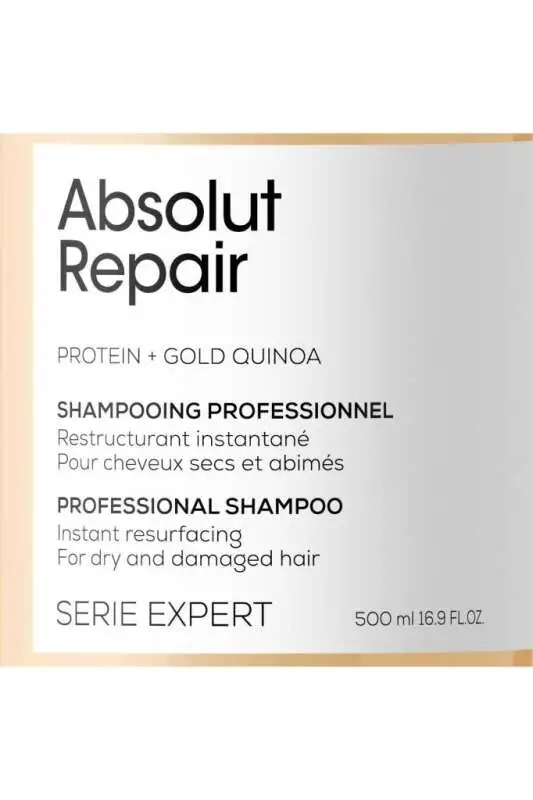 LOréal Professionnel Serie Expert Absolut Repair Yıpranmış Saçlar İçin Onarıcı Şampuan 500ml | Yoğun Onarım ve Güçlendirme - 2