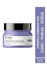 LOréal Professionnel Blondifier Kusursuz Sarışınlık Maske - Sarı Tonları Nötralize Eden ve Parlaklık Veren Bakım 250 ml - 