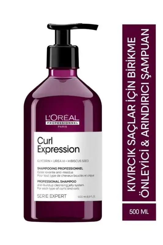 Loreal Professionnel Serie Expert Curl Expression Kıvırcık Saçlar İçin Arındırıcı Şampuan - Birikme Önleyici & Nem Dengeleyici Bakım 500 ML - 1