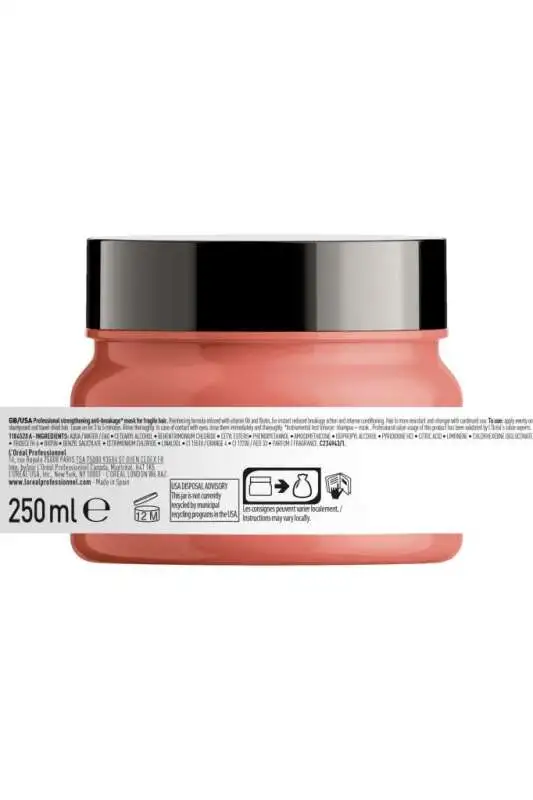 LOréal Professionnel Inforcer Kırılma Karşıtı Güçlendirici Maske - Yıpranmış ve Kırılgan Saçlar İçin Yoğun Onarım 250 Ml - 3