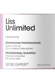 LOréal Professionnel Liss Unlimited Anti-Frizz & Soft Şampuan 300 ml - Elektriklenme Karşıtı, Yoğun Yumuşaklık ve Kabarma Önleyici - 7