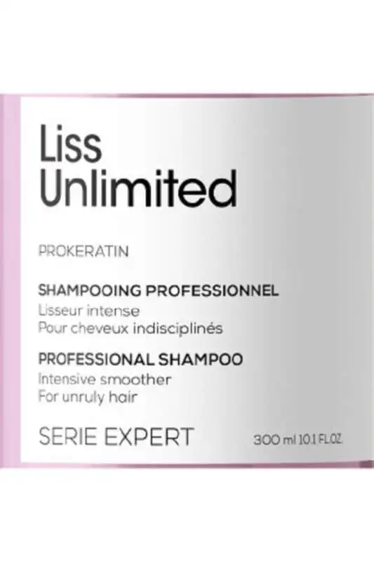 LOréal Professionnel Liss Unlimited Anti-Frizz & Soft Şampuan 300 ml - Elektriklenme Karşıtı, Yoğun Yumuşaklık ve Kabarma Önleyici - 7