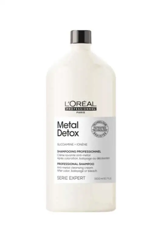 LOréal Professionnel Serie Expert Metal Detox Renkli ve Açıcılı Saçlar için Metal Arındırıcı Şampuan 1500 Ml - 1