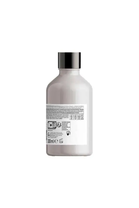 LOréal Professionnel Serie Expert Silver Gri ve Beyaz Saçlar İçin Renk Dengeleyici Mor Şampuan 300 ml - Sarı Ton Önleyici & Parlaklık - 8