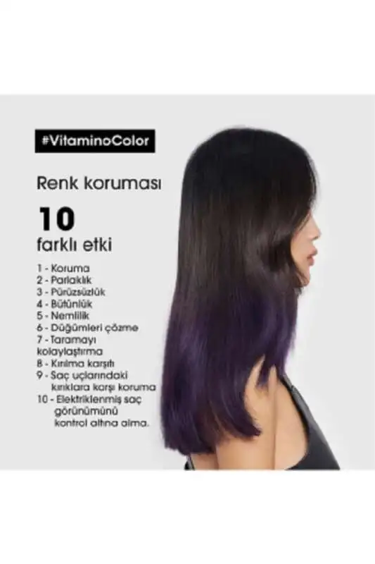 LOréal Professionnel Serie Expert Vitamino Color 10 Etkili Mucize Bakım Spreyi 190ml - Boyalı Saçlarda Renk Koruma & Nemlendirme - 3