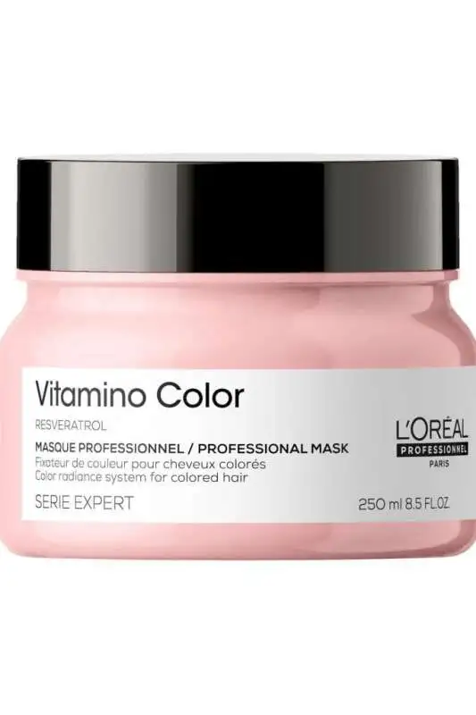 LOréal Professionnel Vitamino Color Renk Koruyucu Maske - Boyalı ve Parlak Saçlar İçin UV Filtreli Yoğun Bakım 250 ml - 7