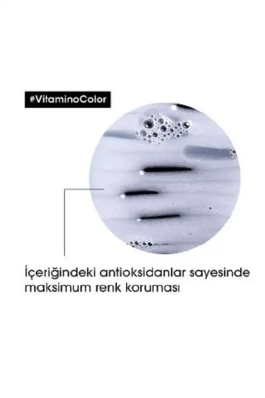 LOréal Professionnel Serie Expert Vitamino Color Boyalı Saçlar İçin Renk Koruyucu Şampuan 300 ml - UV Filtreli & Yoğun Nemlendirme - 4