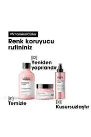 LOréal Professionnel Serie Expert Vitamino Color Boyalı Saçlar İçin Renk Koruyucu Şampuan 300 ml - UV Filtreli & Yoğun Nemlendirme - 5