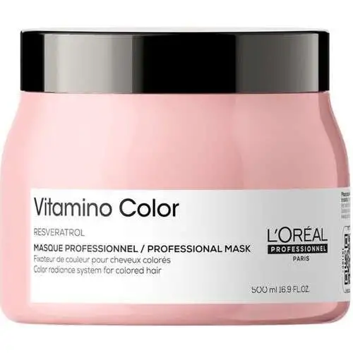 LOréal Professionnel Vitamino Color Renk Koruyucu & Parlatıcı Saç Maskesi - Renkli ve Balyajlı Saçlar İçin Uzun Ömürlü Ton ve Nem 500 Ml - 1