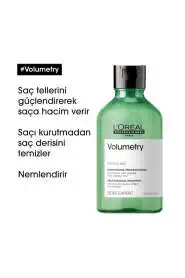 LOréal Professionnel Serie Expert Volumetry İnce Telli Saçlar İçin Hacim ve Dolgunluk Şampuanı 300 ml - Sülfatsız Formül & Saçı Kalınlaştırıcı - 3