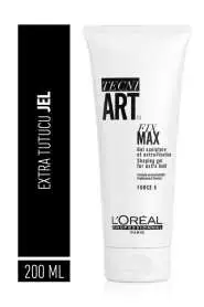 LOréal Professionnel Tecni Art Fix Max Force 6 Ekstra Güçlü Tutucu Jel - 24 Saat Kalıcı Şekillendirme ve Esneklik 200 Ml - 2