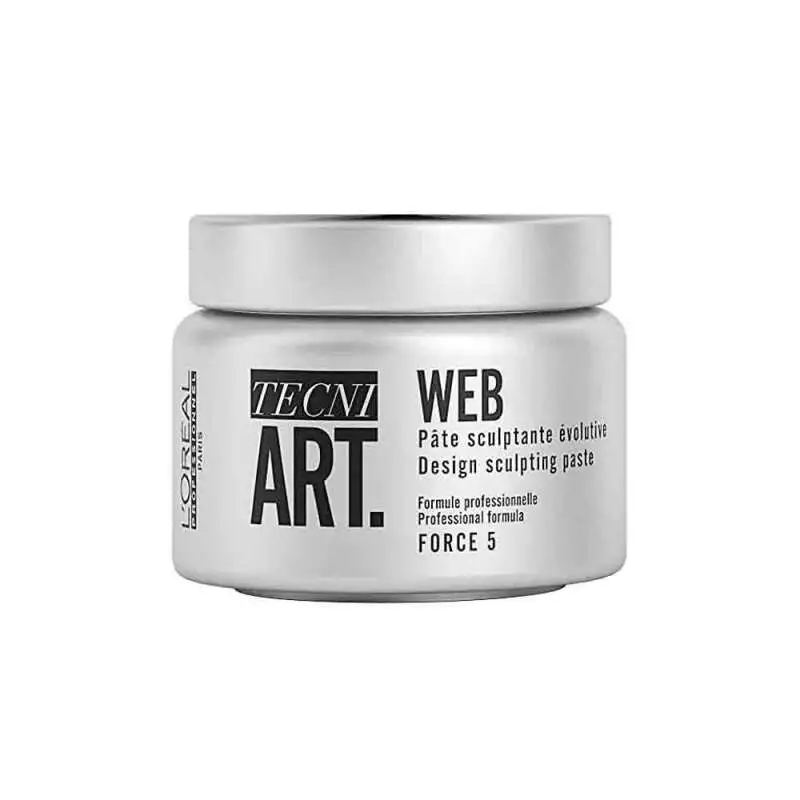 LOréal Professionnel Tecni Art Web Force 5 Doku & Hacim Şekillendirici Macun - Esnek Tutuş ve Mat Görünüm 150 Ml - 1