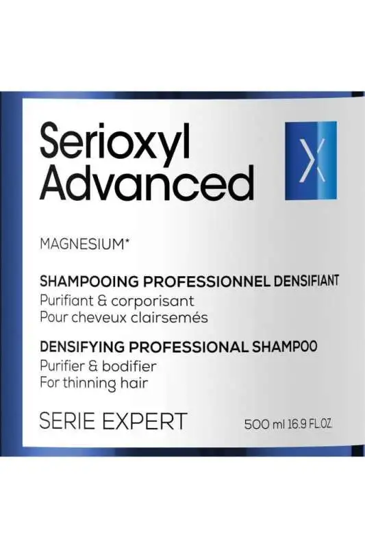 LOréal Professionnel Serioxyl Advanced İncelmiş Saç Telleri Şampuanı 500 ml – Yoğunluk Artırıcı, Saç Kalınlaştırıcı, Profesyonel Bakım - 3