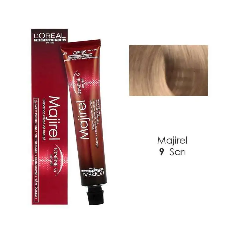 LOREAL Majirel Saç Boyası 50ml | 9 - Sarı - 1